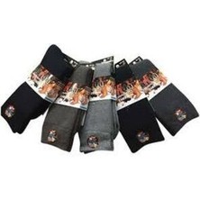 Dündar Plus 7019 Renkli Erkek Termal Çorap 6'lı