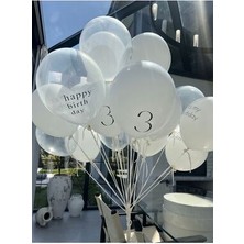 Kukuletta Doğum Günü Kutlama Balonu - 3 Yaş