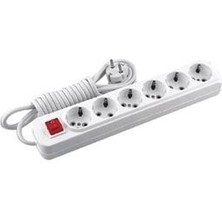 Far 6'lı Anahtarlı Grup Priz 3 Metre