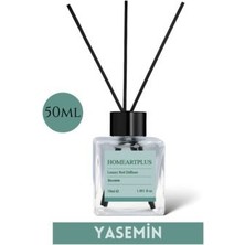 Home Art Plus Yasemin Kokulu Bambu Çubuklu Kare Oda Kokusu 50 ml