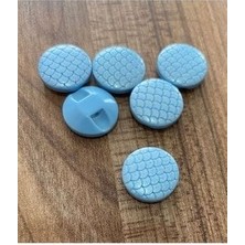 öztürk Petek Desenli Polyester Bebe Düğme 1.5cm 6'lı Paket