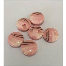 öztürk Damarlı Polyester Bebe Düğme 1.5cm 6'lı Paket