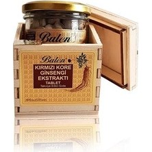 Balen Tahta Kutu Kırmızı Kore Ginseng 600 Mg x 120 Tablet Orijinal Yetişkin Ginseng Kökü Tableti