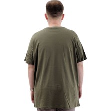SuperX Superxl T-Shirt Bıs Yaka Belıef 24085 Haki