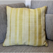 Decofav Ipliği Boyalı Jakar Dokuma Kumaş Kırlent Kılıfı Lüks ve Elegant Stil