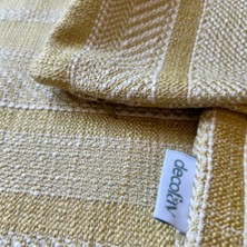 Decofav Ipliği Boyalı Jakar Dokuma Kumaş Kırlent Kılıfı Lüks ve Elegant Stil