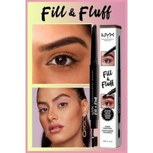 NYX Professional Makeup Fill & Fluff Eyebrow Pomade Pencil Kaş Kalemi- Ash Brown