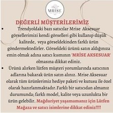 Mrise Kalın Zincirli Taşlı Tiffany Model Kolye Küpe Bileklik Set