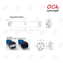 Cuppon CM45SS-10/15 Süper Kısa Tip Standart Panjur Tüp Motor