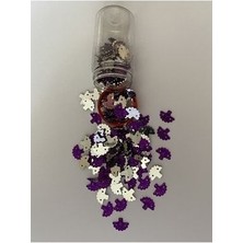 öztürk Oya, Havlu, Abiye ve Halay Mendili El Işleme Taş Görünümlü Yelpaze Plastik Pul. Renk No:12