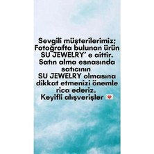 Su Jewelry Gold Çelik Ithal Top Küpe