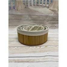 Sepet Deryası Naturel Yuvarlak Bambu Düzenleyici
