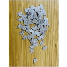 öztürk Oya, Abiye, Halhal, Bileklik, Kolye. Pleksi Kalın Plastik El Işleme Pul. 20GR. Tahmini 110AD. Gümüş.