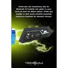 Teknoloji Gelsin Kask Kulaklığı Intercom Bluetooth Mikrofonlu Kasklar Ile Uyumlu Motosiklet Kulaklığı Gürültüengellme