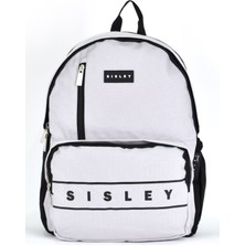 Sisley Okul Sırt Çantası Unisex Çok Gözlü Günlük Seyahat Sırt Çantası