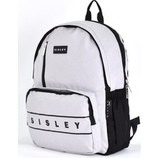 Sisley Okul Sırt Çantası Unisex Çok Gözlü Günlük Seyahat Sırt Çantası