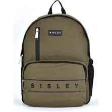 Sisley Okul Sırt Çantası Unisex Çok Gözlü Günlük Seyahat Sırt Çantası