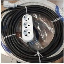 Kelda 3x2,5 Ttr Cca Seyyar Uzatma Kablosu 30 mt Siyah