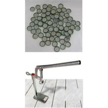 Perodia Şişe Kapatma Aleti Soda Gazoz Kapağı Kapama Makinesi + 250 Adet Gazoz Kapağı