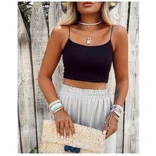 Ipeak Kadın Ip Askılı Crop Top