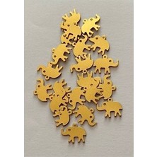 öztürk Oya, Abiye, Halhal, Bileklik, Kolye Vb. Pleksi Metalik Kaplama (Kalın) Plastik El Işleme Pul. 20GR.