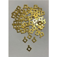 öztürk Oya, Abiye, Halhal, Bileklik, Kolye Vb. Pleksi Metalik Kaplama (Kalın) Plastik El Işleme Pul. 15GR.