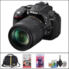 Nikon D5300 + 18 x 105 mm Vr Lens Dslr Fotoğraf Makinesi Çanta + 32 GB Sd Kart + Temizlik Kiti