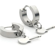 İdol Avm Gitarlı Erkek Çelik Küpe Takı Aksesuar W P24 T5