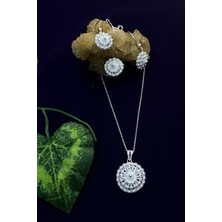 Agai Silver Bereket Modeli Telkari El Işçiliği Gümüş Üçlü Set