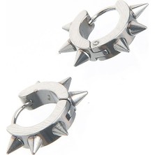 İdol Avm Sivri Uçlu Erkek Küpe Çelik Takı Aksesuar W P24 T5