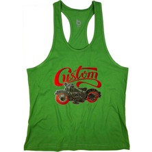 Bluu Chopper Fitness Gym Tank Top Sporcu Atleti