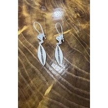 Agai Silver Mekik Model Telkari El Işçiliği Gümüş Kadın Küpe
