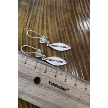 Agai Silver Mekik Model Telkari El Işçiliği Gümüş Kadın Küpe