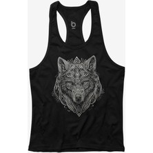 Bluu Wolfart Fitness Gym Tank Top Sporcu Atleti