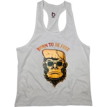Bluu Bornfree Fitness Gym Tank Top Sporcu Atleti