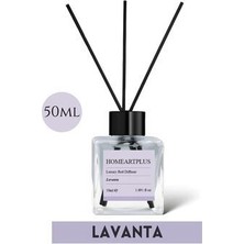Home Art Plus Lavanta Kokulu Bambu Çubuklu Kare Oda Kokusu 50 ml