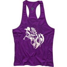 Bluu Mandalaw Fitness Gym Tank Top Sporcu Atleti