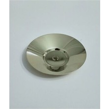 Özburak Mercan Gold Yuvarlak Çay Tabak Paslanmaz Çelik