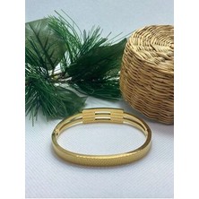 Jewelry Çelik Kaburga Kelepçe Bileklik Kararmaz