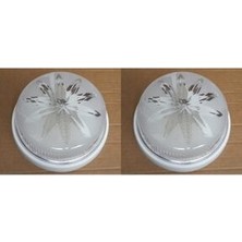 Nisaca Elektrohan Tavan Lambası Glop Armatür 2li Avantaj Paket. Wc Tuvalet Banyo Balkon Merdiven Teras