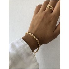 Koba Altın Kaplama Burgu Bileklik