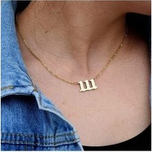 Agai Silver Melek Sayısı 925 Ayar Gümüş Kolye 111