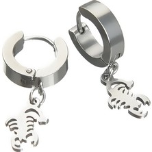 İdol Avm Sallanan Akrep Erkek Küpe Çelik Takı Aksesuar W P24 T5