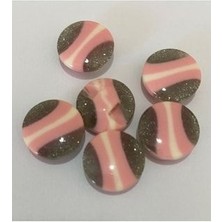 öztürk Damarlı Polyester Bebe Düğme 1.5cm 6'lı Paket