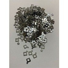 öztürk Oya, Abiye, Halhal, Bileklik, Kolye Vb. Pleksi Metalik Kaplama (Kalın) Plastik El Işleme Pul. 15GR.