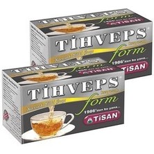 Tisan 2 Kutu Tihveps Kayısılı Form Çayı Karışık Bitki Çayı Tiveps Detoks Çayı 2 Pk.
