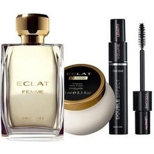 Oriflame Eclat Femme Edt 50 ml Kadın Parfüm + Vücut Losyonu + Maskara Paketi  ELİTKOZMETİK-35462