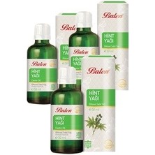 Balen 3 Kutu Hint Yağı Doğal Bitkisel Sabit Yağ Soğuk Pres 50 Ml. Saç ve Cilt Bakım Yağı Hint Yağı