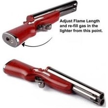 Tech Lighter Gift Kişiye Özel Çift Namlulu Tüfek Şekilli Çakmak