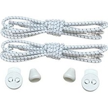 Mater 100 cm Akıllı Spor Ayakkabı Bağcık Beyaz